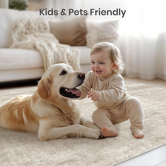 Washable Rugs 5x7, Non Slip Large Area Rugs - Image 7