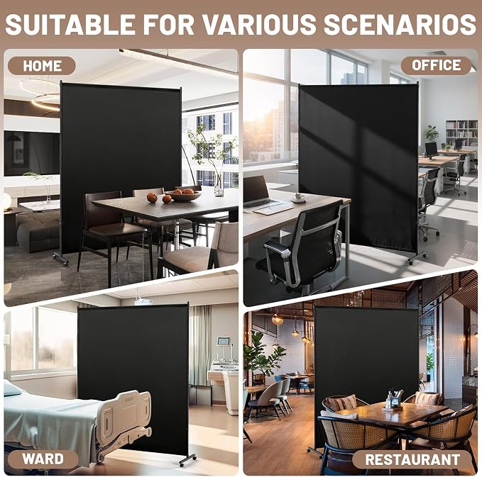 Single Panel Room Divider/Privacy Screen - Image 6