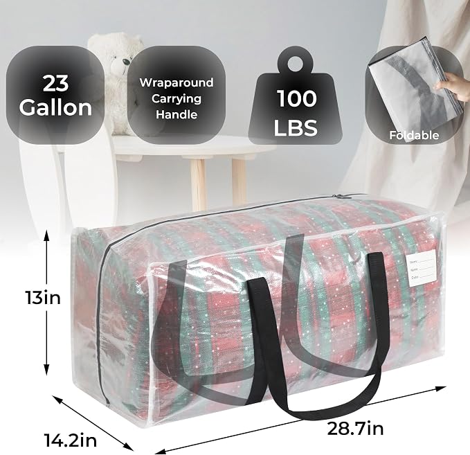 VTSVTS 6 Pack Extra Heavy Duty Large Moving Bags - Image 2