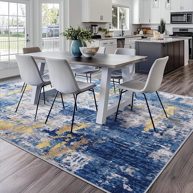 RELEANY Washable 6'x8' Abstract Area Rug - Image 2