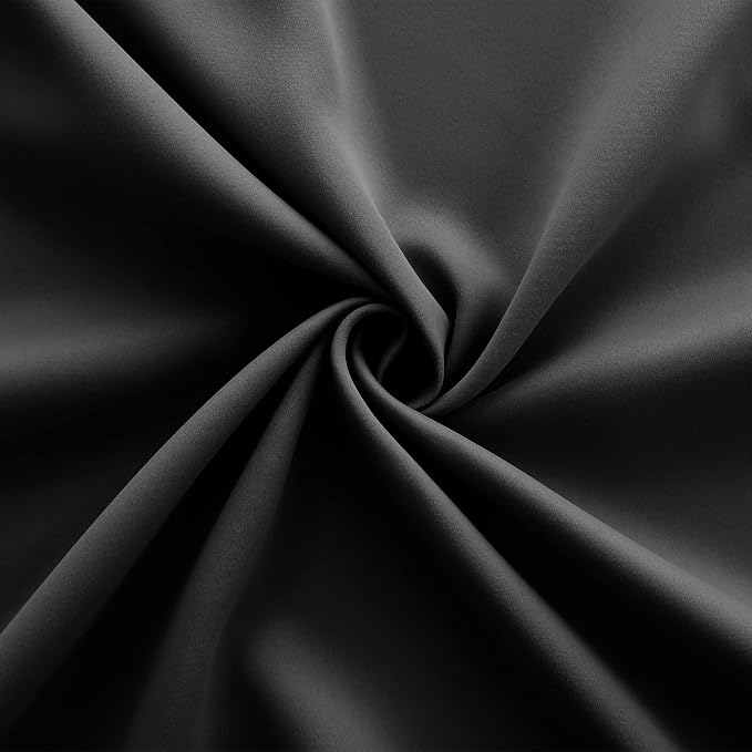 KOUFALL Grommet Curtains Drapes 95 Inches Long, 2 Panels - Image 6