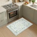 RELEANY Washable Area Rug, Small 2'x4', Water Repellent, Pet Friendly, Vintage by RELEANY