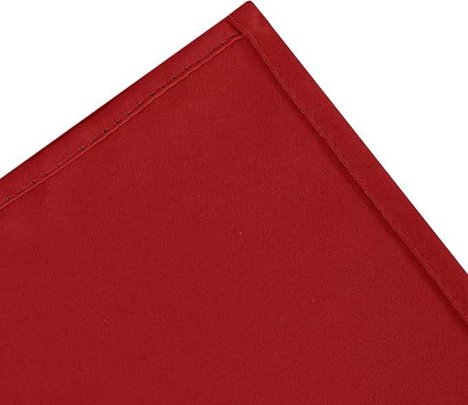 Blackout Curtains 52 x 95 inch/Bright Red Curtains Set of 2 Panels/Thermal - Image 8