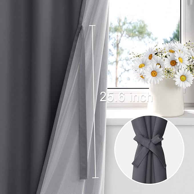 XWZO Extra Wide Full Blackout Curtain - Image 3