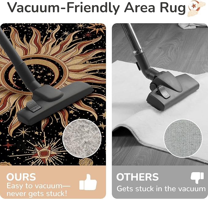 Vacuum-Friendly, 3x5 Washable Area Rug - Image 5