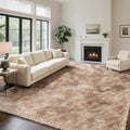Mottled Beige 8x10 Area Rugs for Living Room, Fluffy Shag Rug Large Carpet | by Yongyangjuxi