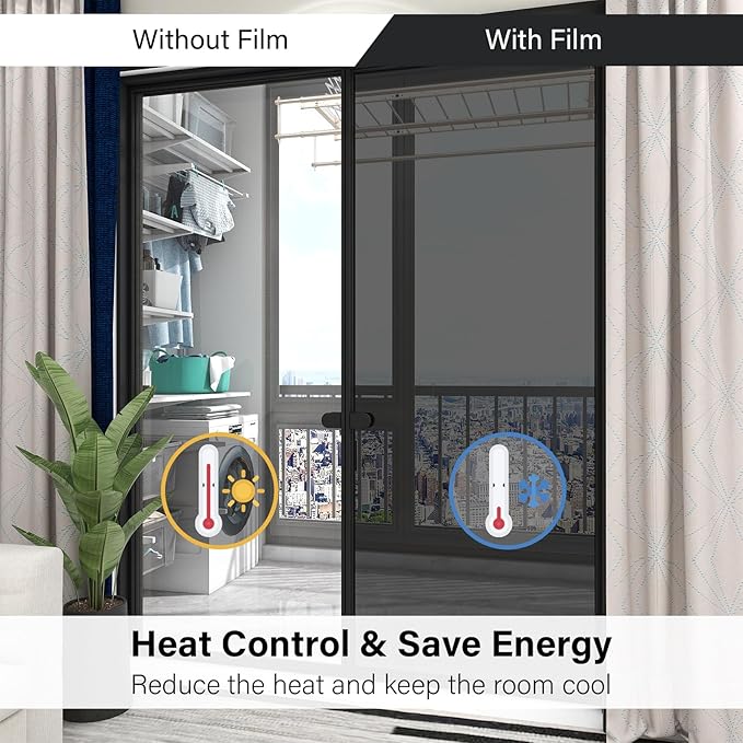 Kromapolis One Way Window Tint Film, 23.6″ x 157.4″ | Heat Control Anti UV - Image 5