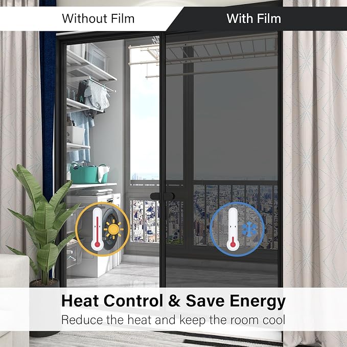 Kromapolis One Way Window Tint Film, 17.5″ x 157.4″ | Heat Control Anti UV - Image 5