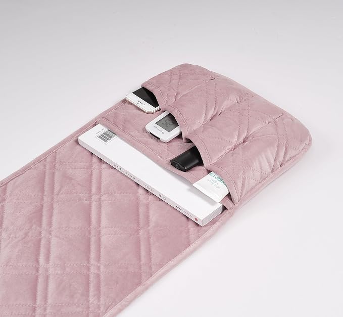 Brilliant Sunshine Silver Pink Velvet Velvet Couch Armrest Cover, Armrest - Image 4