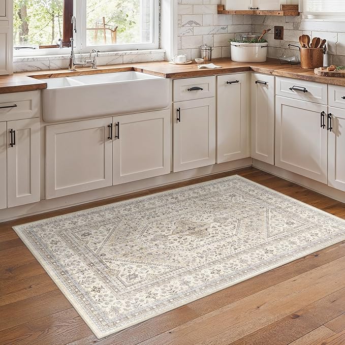 3x5 Washable Entryway Area Rug - Image 3