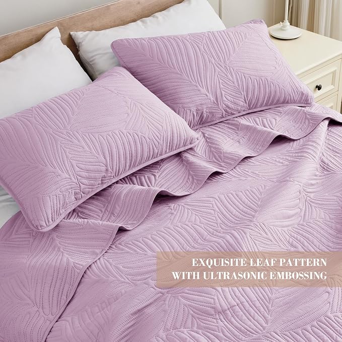 Exclusivo Mezcla California King Quilt Bedding Set, Microfiber Bedspreads | - Image 3