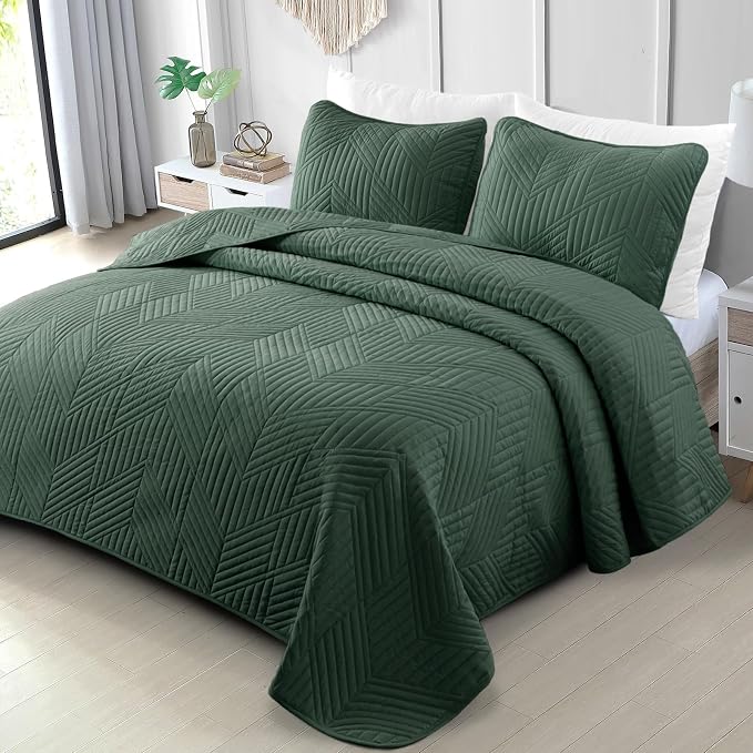 Exclusivo Mezcla Ultrasonic Twin Quilt Bedding Set, Soft Microfiber, Modern by ExclusivoMezcla