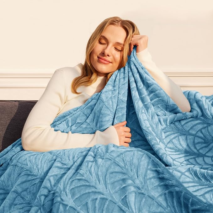 Whale Flotilla Soft Flannel Fleece Twin XL Size Blanket - Image 3