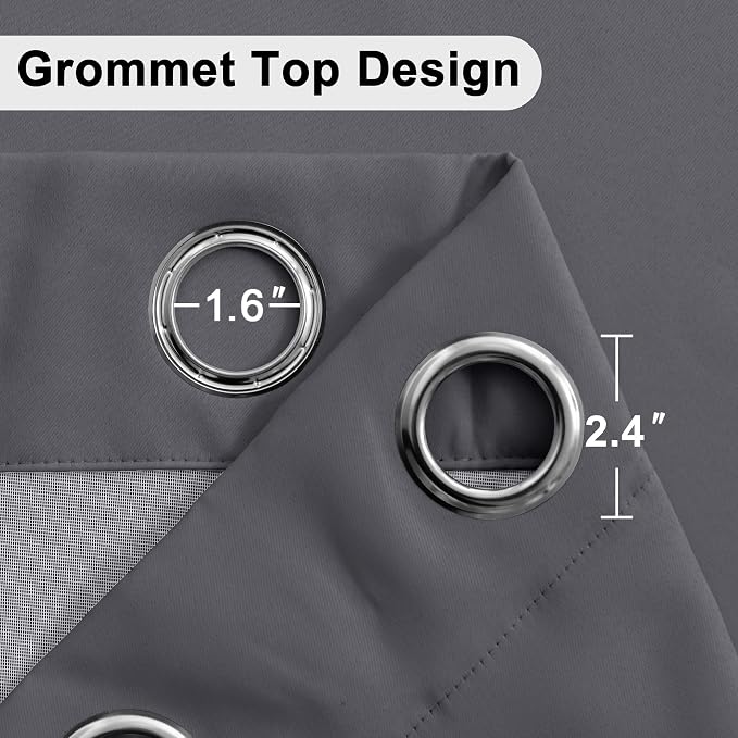 XWZO Extra Wide Full Blackout Curtain - Image 6