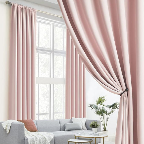 102 Inch Curtains Pink - Image 2