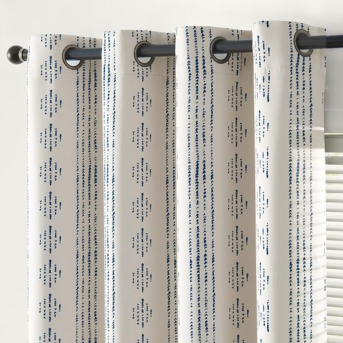 jinchan Boho Blackout Curtains 72 Inches Long - Image 2
