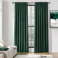 Hunter Green Backdrop 5FT x 9FT Curtains by DONREN