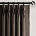 Dark Taupe Velvet Curtains 84 Inches Long by Unknown