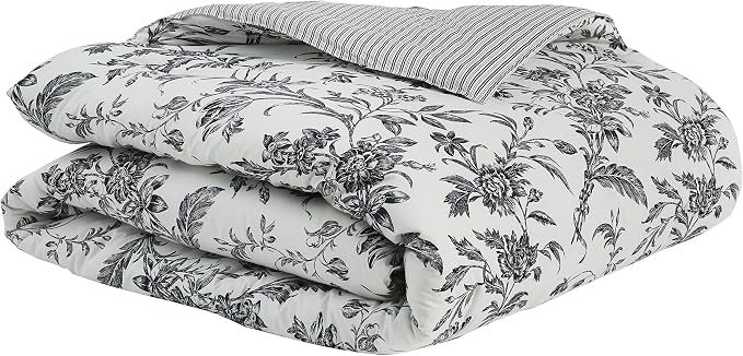 Laura Ashley - King Comforter Set, Reversible Cotton Bedding, Includes Matching - Image 6