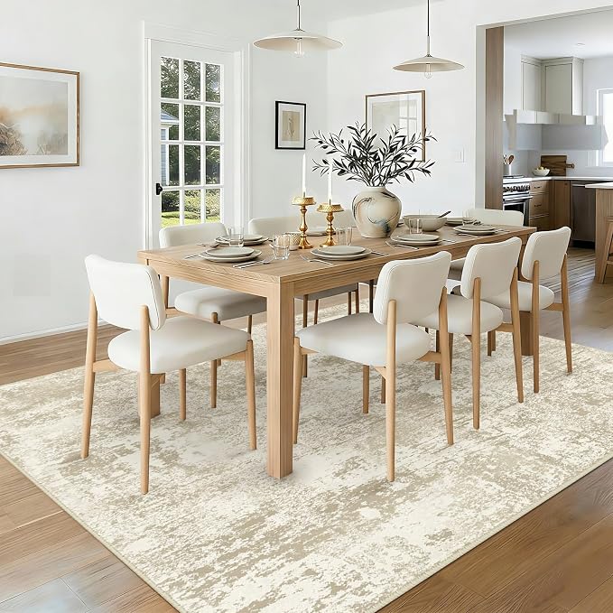RELEANY Washable 5'x7' Abstract Area Rug - Image 3