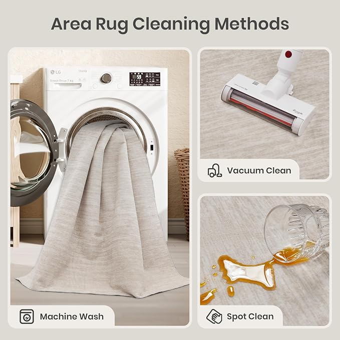 6x9 Area Rugs Non Slip, Large Washable Rugs - Image 5