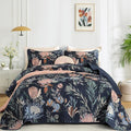 Dintszyayue Quilt Queen Size Navy, Soft Microfiber Lightweight Farmhouse Bed by Dintszyayue