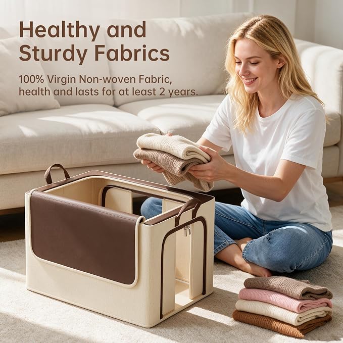 Clothes Storage Bins, 3 Openings - Image 4