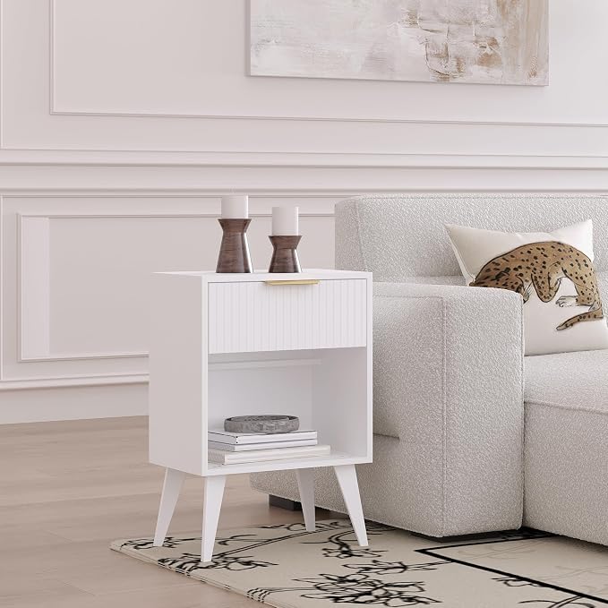 YAUKOMEL Fluted Nightstand - Image 6