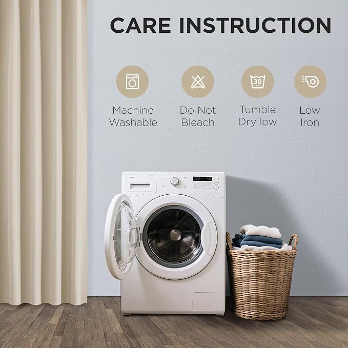 Joydeco Blackout Curtains 95 Inches Long 2 Panels Set, Thermal Insulated Long - Image 9