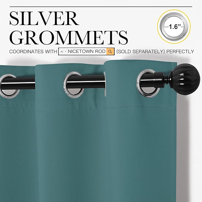 NICETOWN Insulated Curtains Blackout Draperies - Image 3