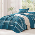 Teal Quilts Queen Size by Andency
