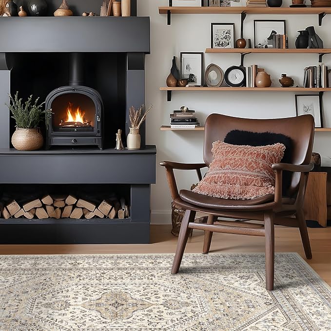 10x14 Washable Area Rug for Living Room - Image 7