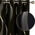 Deconovo Curtains for Living Room, Pattern Blackout Curtains 108 Inch Long | by Unknown