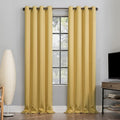 Sun Zero Nordic 2-pack Theater Grade Extreme 100% Blackout Grommet Curtain by SunZero%E2%84%A2
