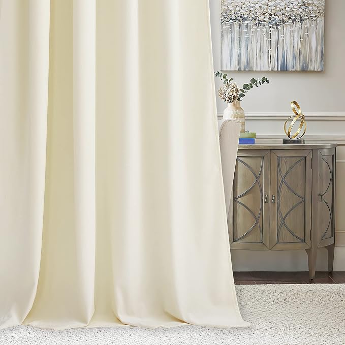 RYB HOME Velvet Curtains 90 inches Long - Image 5