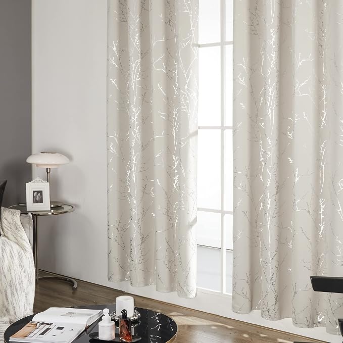 Deconovo Living Room Curtains 84 Inches Long, Thermal Insulated, Room Darkening - Image 7