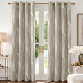 Deconovo Curtains for Living Room, Pattern Blackout Curtains 108 Inch Long | by Deconovo