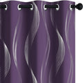 Deconovo Curtains for Living Room, Pattern Blackout Curtains 84 Inches Long | by Unknown