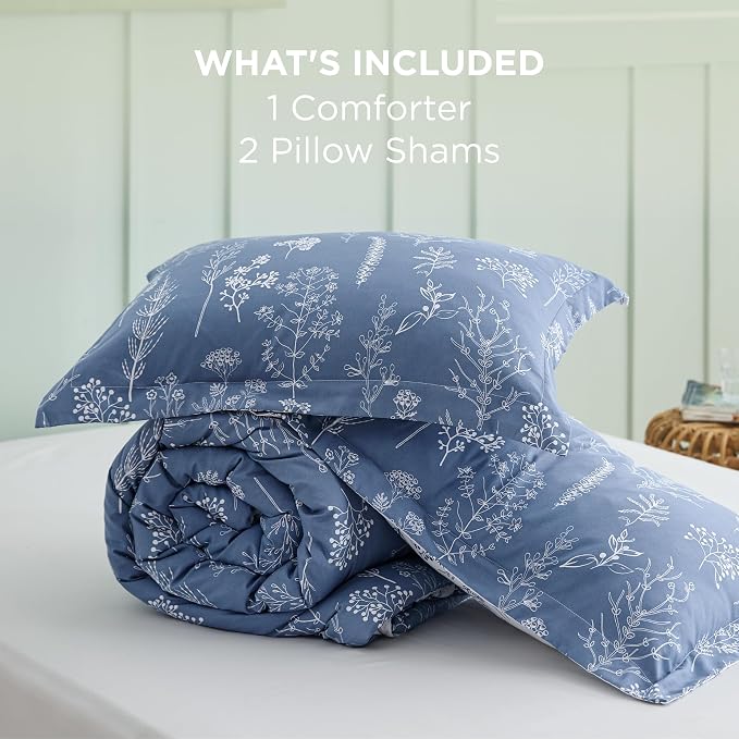 Bedsure Infinity Blue Full Comforter Set - Image 7