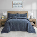 HZ & HY Oversized King Bedspreads 128x120, 5-Piece Quilt Set, Lightweight by HZHY