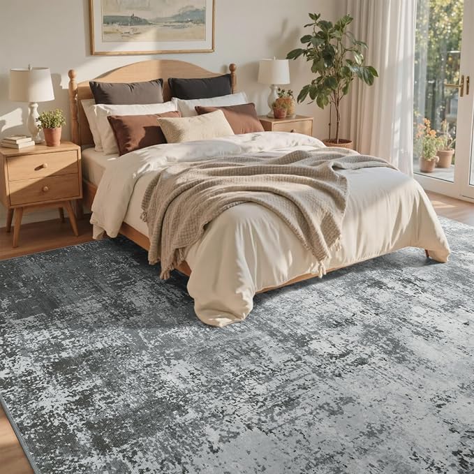 8x10 Ft Large Area Rugs for Living Room, Soft Non-Slip Washable Rugs Modern - Image 4