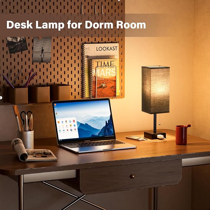 Bedside Lamp for Bedroom Set of 2 - Image 5