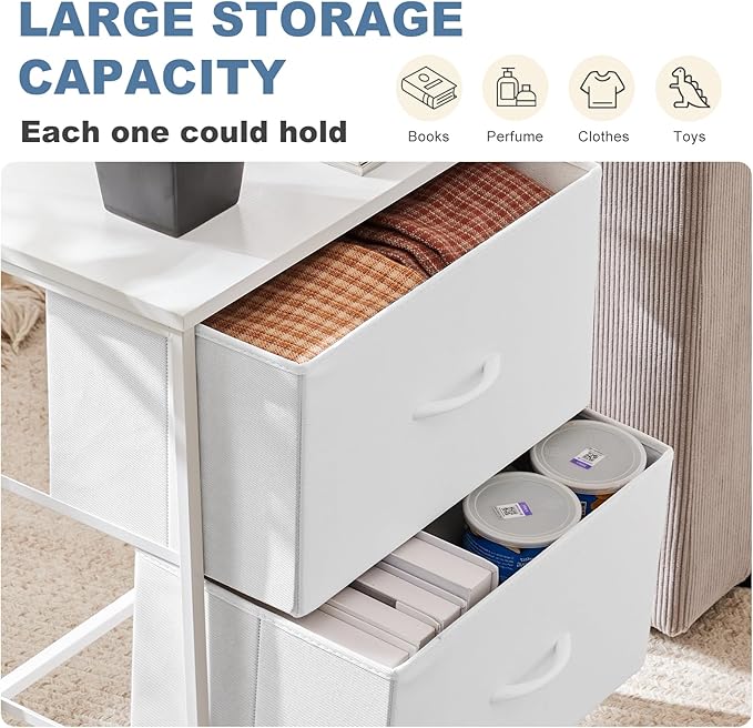 DUMOS Night Stand Small Dresser - Image 4