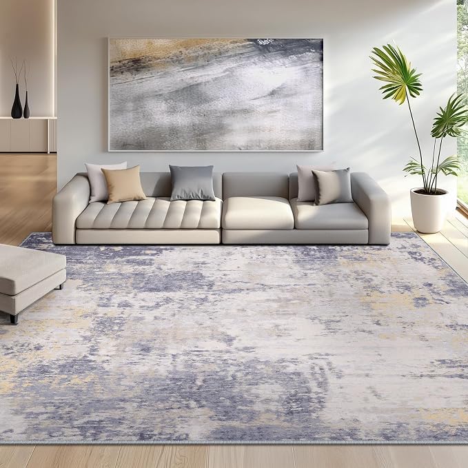 RELEANY Washable 6'x9' Abstract Area Rug - Image 8