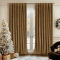 BGment Bronze Brown Velvet Curtains by BGment