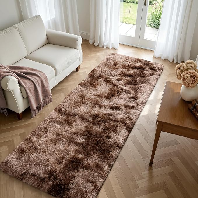 Deerhoo 2x6 Runners Rug for Hallway, Soft Fluffy Long Carpet, Plush Bedroom - Image 3