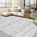 Nakagishi 10x12 Area Rug Living Room: Washable Boho Large Neutral Soft by NakagishiAreaRug