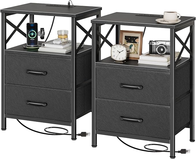 Huuger Nightstand Set of 2 by Huuger