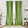 100% Blackout Curtains 90 Inch Length 2 Panels Set by Guken