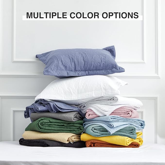 Love's cabin Twin Quilt Set White Bedspreads - Image 7